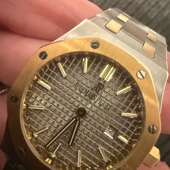 Audemars Piguet Two-Tone Silver and Gold Watch - Picture 2 of 6